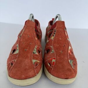 Earth Origins Suede Walking Fisherman Sandals Effie Women's Salmon US Size 9.5M